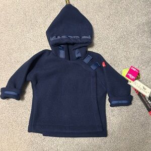Widgeon Hooded fleece jacket size 12 mos NWT